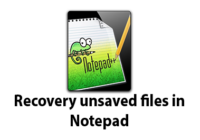 Notepad++ obnovení neuložených souborů