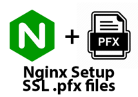 Nastavení Nginx SSL pfx