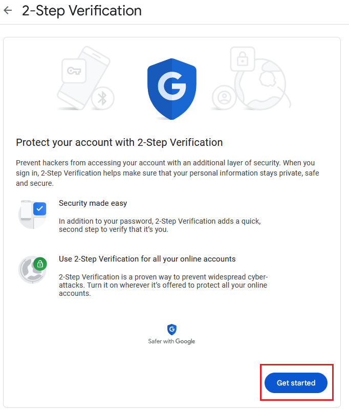 Gmail - nastavení dvoufaktorové autentizace