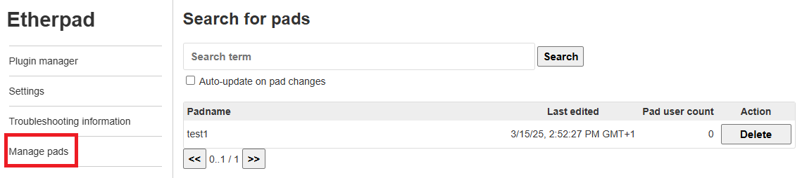 manage plugins