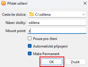 vybrat slozku