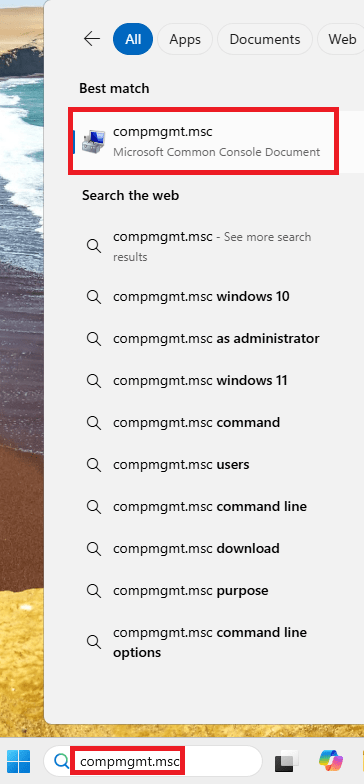 Computer Management (Správa počítače)