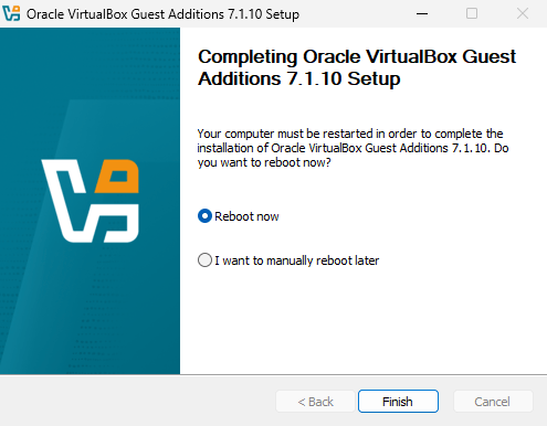 VirtualBox - guest additions