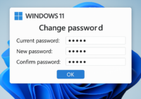Změna hesla Windows 11