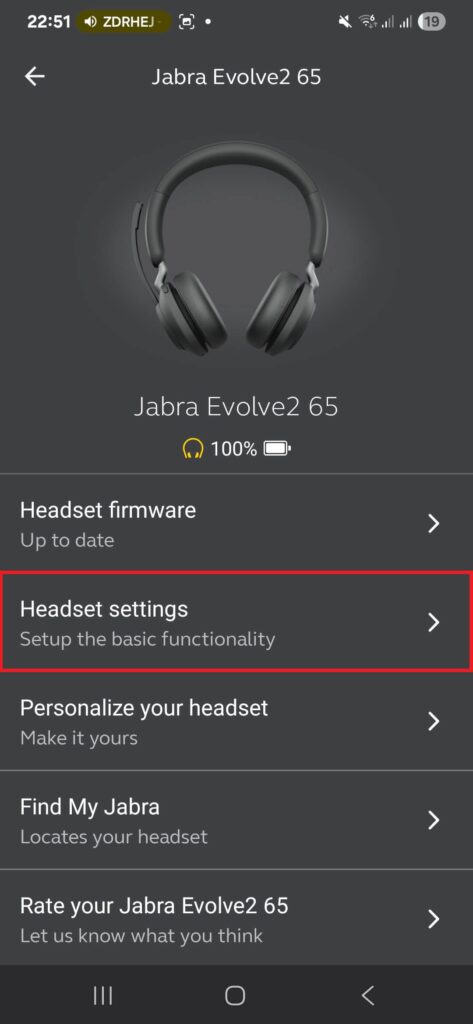Jak vypnout Auto-Pause u Jabra sluchátek