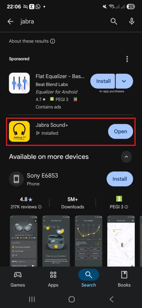 Jabra Sound app download
