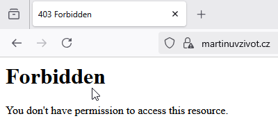 403 forbidden