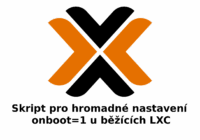 Proxmox - Skript pro hromadné nastavení onboot=1 u běžících LXC kontejnerů