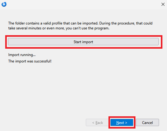 Thunderbird - restore, obnova profilu