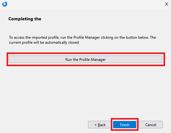 Thunderbird - restore, obnova profilu